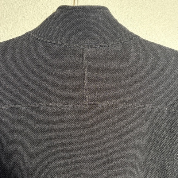 The North Face Mens Fleece Textured Cap Rock 1/4 Zip Navy Blue Mid-Layer SIZE M - Picture 13 of 13